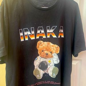 Inaka Space Teddy Bear shirt size large